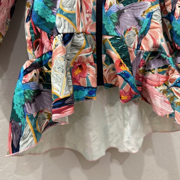 NWT Hey Popinjay Tropical Rainforest Colibri Nairo Hoodie - Picture 4 of 9